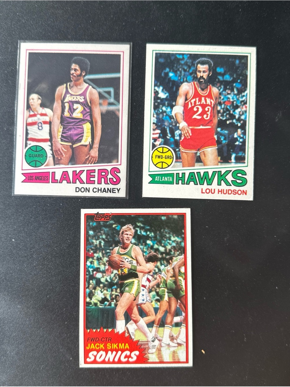 Lot of 3 Vintage Basketball Cards - 50+ Years Old - Excellent Condition - Rare